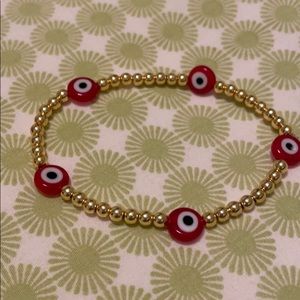 Evil eye beads bracelet